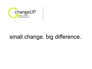 small change. big difference. 
