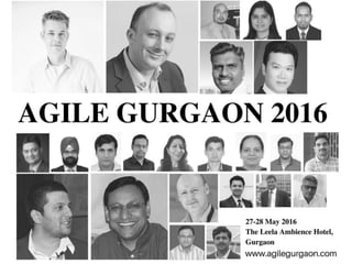 talk @ Agile Gurgaon 2016
 