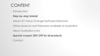voice changing software realistic