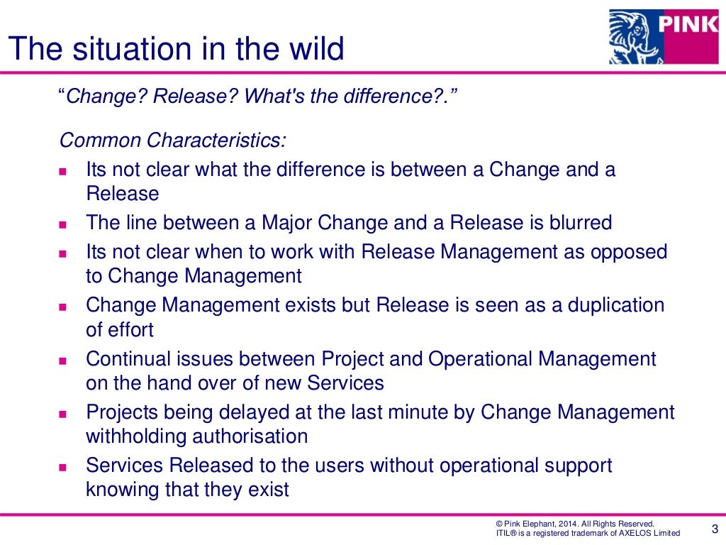 Change vs Release what's the difference?!