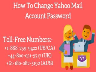 How To Change Yahoo Mail Account Password