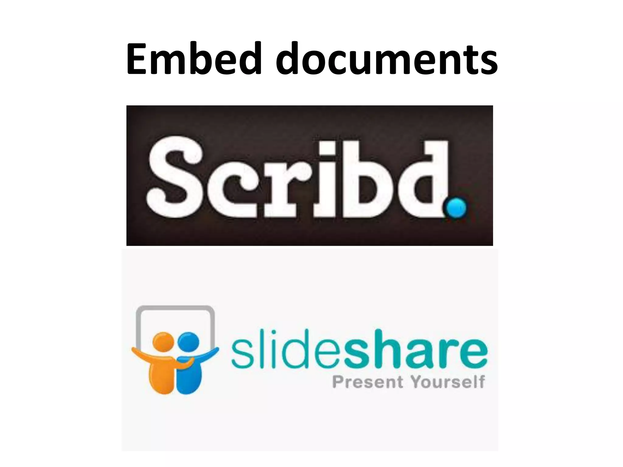 Embed documents
 