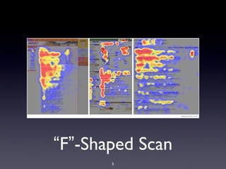 “F”-Shaped Scan
5
 