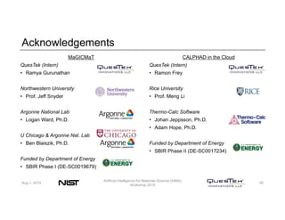 A Framework and Infrastructure for Uncertainty Quantification and ...