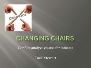 Conflict analyze course for inmates

          Tuuli Stewart
 