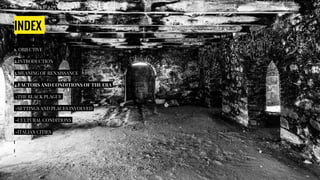 INDEX
1. OBJECTIVE
2.INTRODUCTION
3.MEANING OF RENAISSANCE
4.FACTORS AND CONDITIONS OF THE ERA
-THE BLACK PLAGUE
-SETTINGS AND PLACES INVOLVED
-CULTURAL CONDITIONS
-ITALIAN CITIES
 