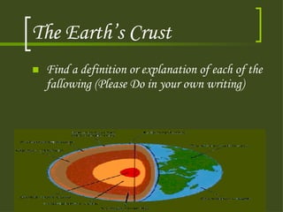 The Earth’s Crust ,[object Object]