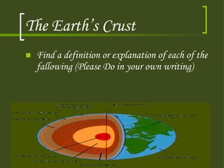 The Earth’s Crust ,[object Object]