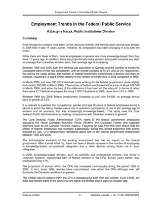 Changing Face Of Public Service