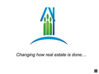 Changing how real estate is done… 