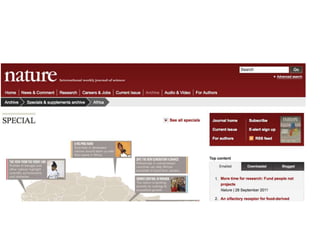 Now around 25,000 journals; 