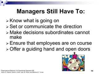 How Managers Empower EmployeesSolicit input on a regular basis