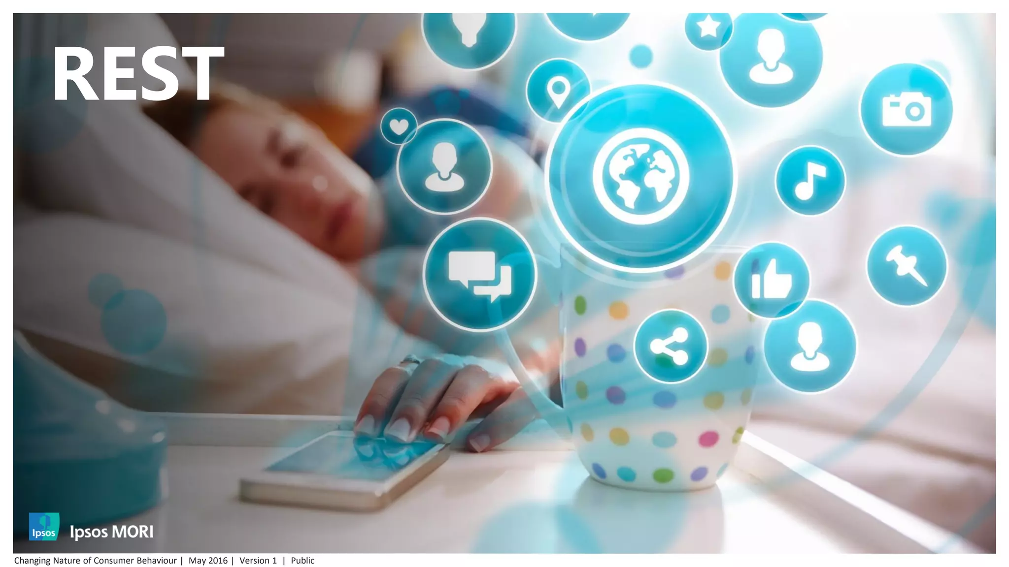 © 2016 Ipsos. All rights reserved. Contains Ipsos' Confidential and Proprietary information and may
not be disclosed or reproduced without the prior written consent of Ipsos.
Changing Nature of Consumer Behaviour | May 2016 | Version 1 | Public
REST
 