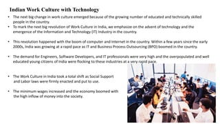Changing nature of work in india | PPTX