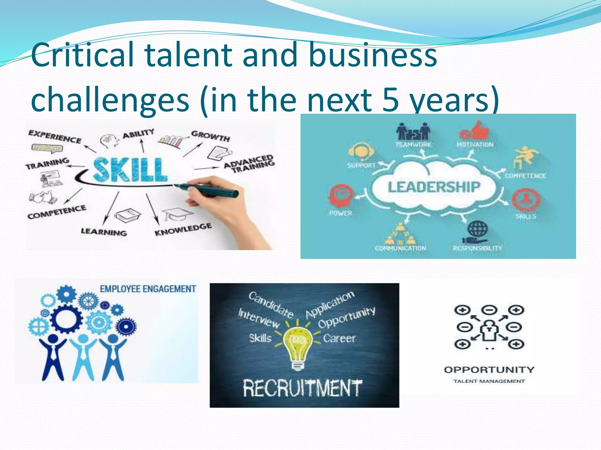 Critical talent and business
challenges (in the next 5 years)
 