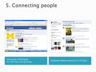 2. Showcasing student and faculty work