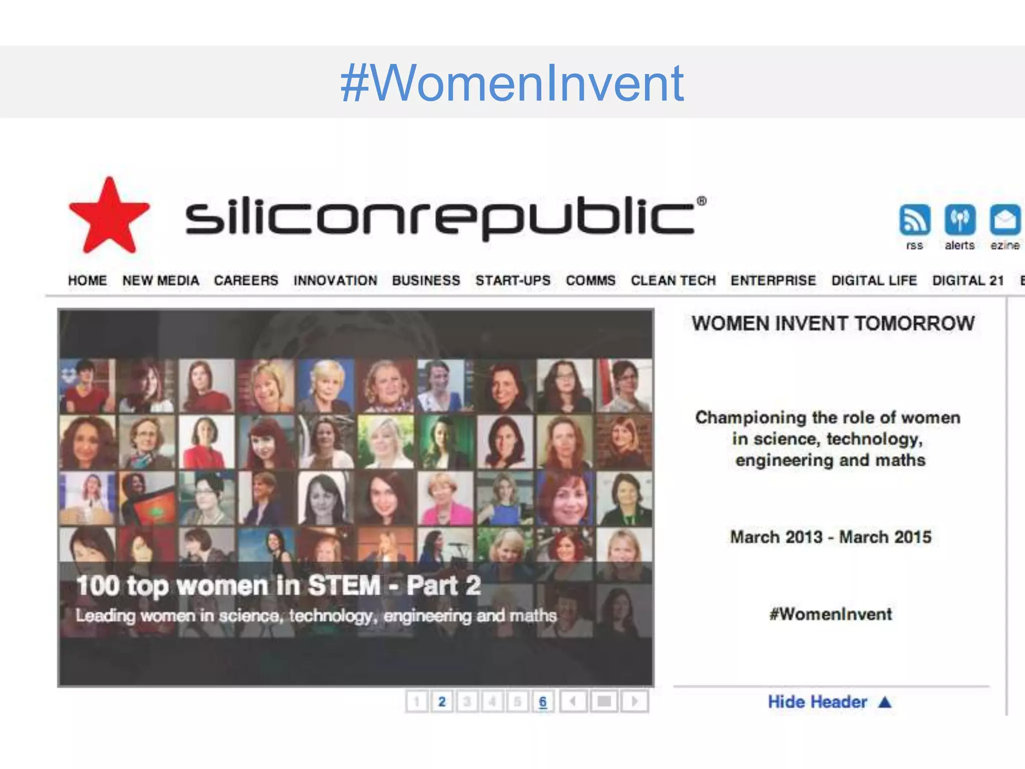 #WomenInvent