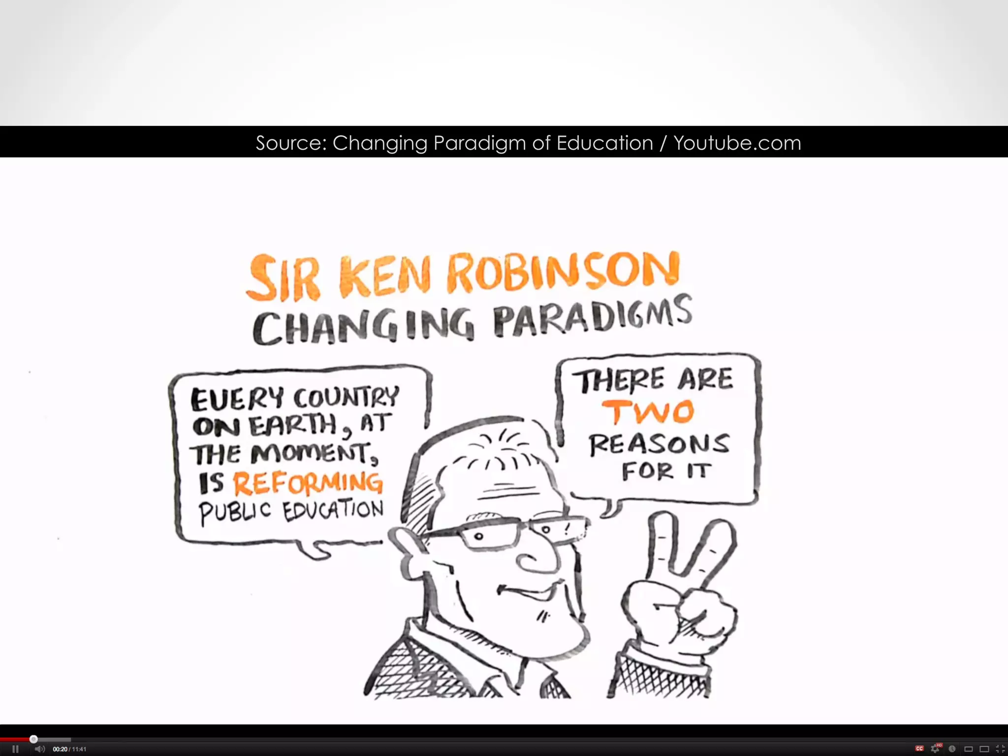 Source: Changing Paradigm of Education / Youtube.com
 