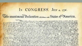 12
“…all experience hath shewn, that mankind are more disposed to suffer, while evils are
sufferable, than to right themselves by abolishing the forms to which they are
accustomed.”
 