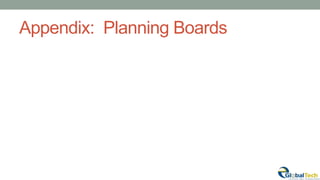 Appendix: Planning Boards
 