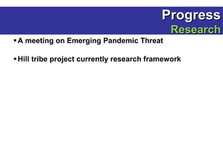 EcoHealth-OneHealth Resource Centre Chiang Mai University