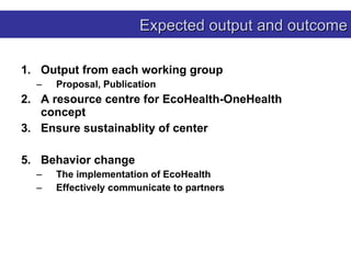 EcoHealth-OneHealth Resource Centre Chiang Mai University