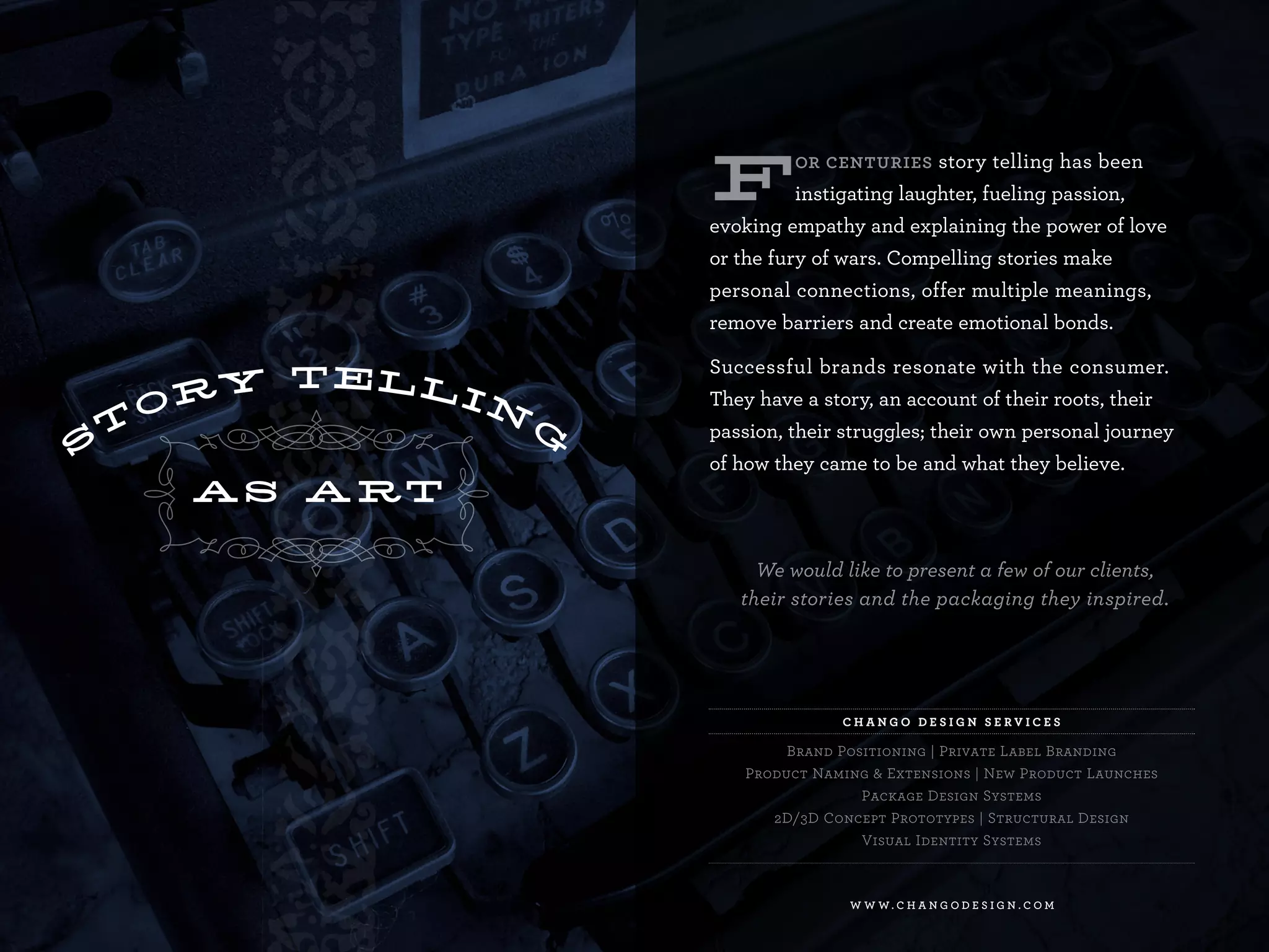 Chango Design - The Art of Story Telling | PDF