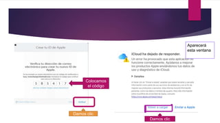 Colocamos
el código
Damos clic
Damos clic
Aparecerá
esta ventana
 