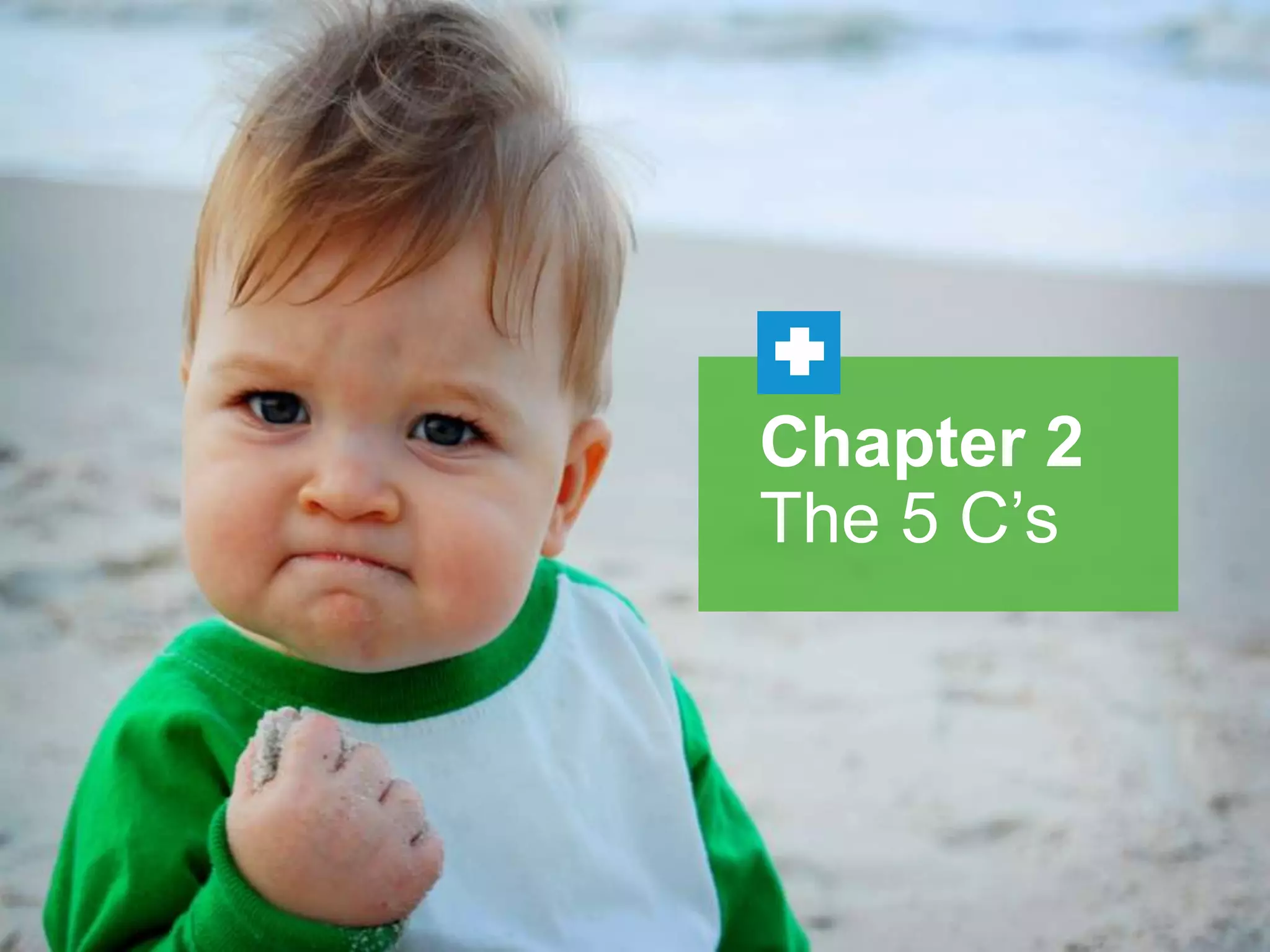 Chapter 2
The 5 C’s

 