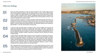 5 ARENCOS RESEARCH ©2025 ARENCOS
2025 Chania Real Estate Investor Intentions Survey
01
02
03
04
05
Intelligent Investment
Other key findings
Buying and selling expectations for 2025 are higher compared to 2024. Smaller-budget investors
tend to display greater risk appetite, while high-budget investors are more inclined to offload assets
to free up capital. Real estate allocations remain stable, and as risk-free rates decline, investor
interest in property is expected to grow. However, the tightened lending environment, changes to the
Greek Golden Visa program, and the limited availability of fairly priced properties continue to pose
significant challenges for real estate investors.
Investors anticipate a resurgence in Chania's real estate market during the latter half of 2025, with
expectations of activity returning to pre-inflation levels by year's end. While repricing is projected
to persist in certain sectors, the extent is expected to be less pronounced than in 2024 and 2023.
Notably, Chania has experienced significant growth, with residential property prices increasing by
approximately 11.13% from January 2024 to January 2025.
In 2025, the Greek real estate market is witnessing a shift in investor strategies, with value-add and
opportunistic approaches dominating as investors seek higher yields. Once again, residential and
tourism-related properties, such as hotels, villa complexes, and maisonettes, have surpassed offices as
the most sought-after sectors for investment. In Crete, this trend is reflected in growing demand for eco-
friendly properties, alongside increasing infrastructure investments that are enhancing the island’s
investment appeal.
In 2025, Chania's real estate market continues to be one of Greece's top performers, with luxury
residential prices increasing by 26% compared to 2021, reflecting its growing appeal to affluent
tourists and expatriates. Heraklion and Rethymnon have also emerged as highly sought-after
markets, attracting significant investor interest. Athens and Thessaloniki maintain their resurgence,
while cities in the Peloponnese and the Dodecanese remain attractive investment destinations.
However, Santorini has been rocked by a series of earthquakes, leading to a surge in contract
cancellations and a temporary decline in its real estate market.
While sustainability factors are facing some pressure in the current capital-constrained environment, many
investors remain open to retrofitting existing assets to meet sustainability standards. Additionally, a number of
investors are still willing to pay a premium for acquiring sustainability-compliant properties, recognizing their
long-term value and alignment with growing demand for eco-friendly investments.
 
