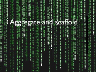 Aggregate and scaffold
 