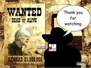 Thank you
                        for
                     watching




www.pontydysgu.org
 