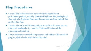 CHAN JOHN PERIO.pptx periodontal flap ppt | PPTX