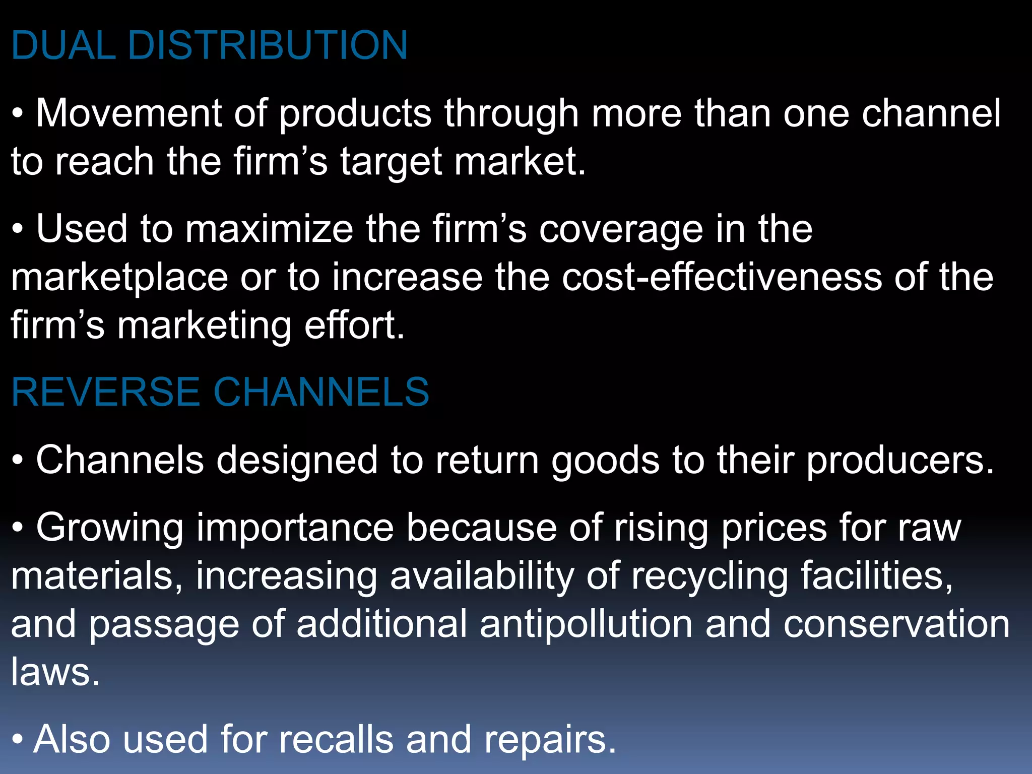 Physical Distribution
