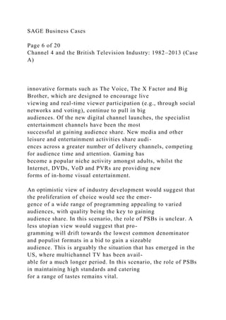 Channel 4 and the British Television Industry 1982–2013 (Ca.docx