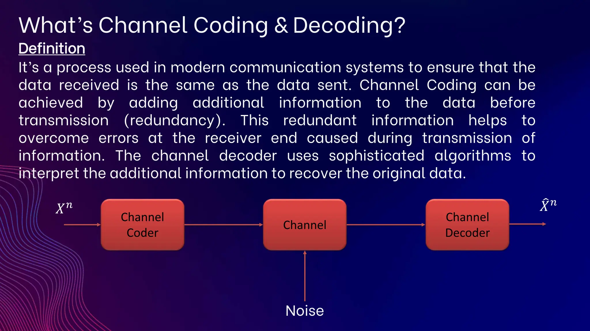 Introduction to Channel Coding & Decoding | PPTX