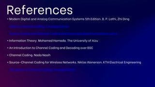 Introduction to Channel Coding & Decoding | PPTX