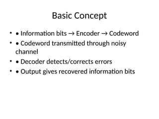channel_coding_ppt related topic for information theory | PPTX