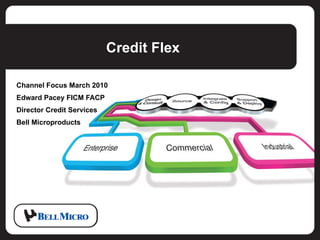 Credit Flex Channel Focus March 2010 Edward Pacey FICM FACP Director Credit Services Bell Microproducts 