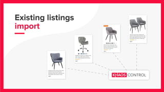 Existing listings
import