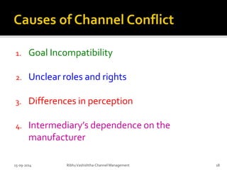 Goal Incompatibility Channel management | PPTX
