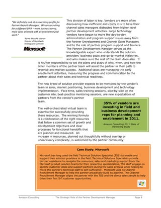 The Strategic Role of the Partner Development Manager | PDF
