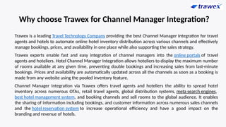 Channel Manager Integration | Hotel Channel Management | PPTX