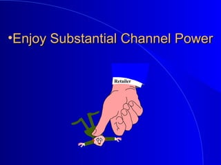 •Enjoy Substantial Channel PowerEnjoy Substantial Channel Power
Retailer
 