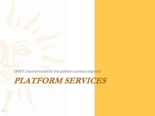 Cloud Software Channel ModelThis is a traditional software business where the end consumer of the technology is either an end-user organisation that is building its own cloud infrastructure, or a cloud service provider (IaaS, PaaS, Saas) using the cloud software to build infrastructure upon which they can make services available.