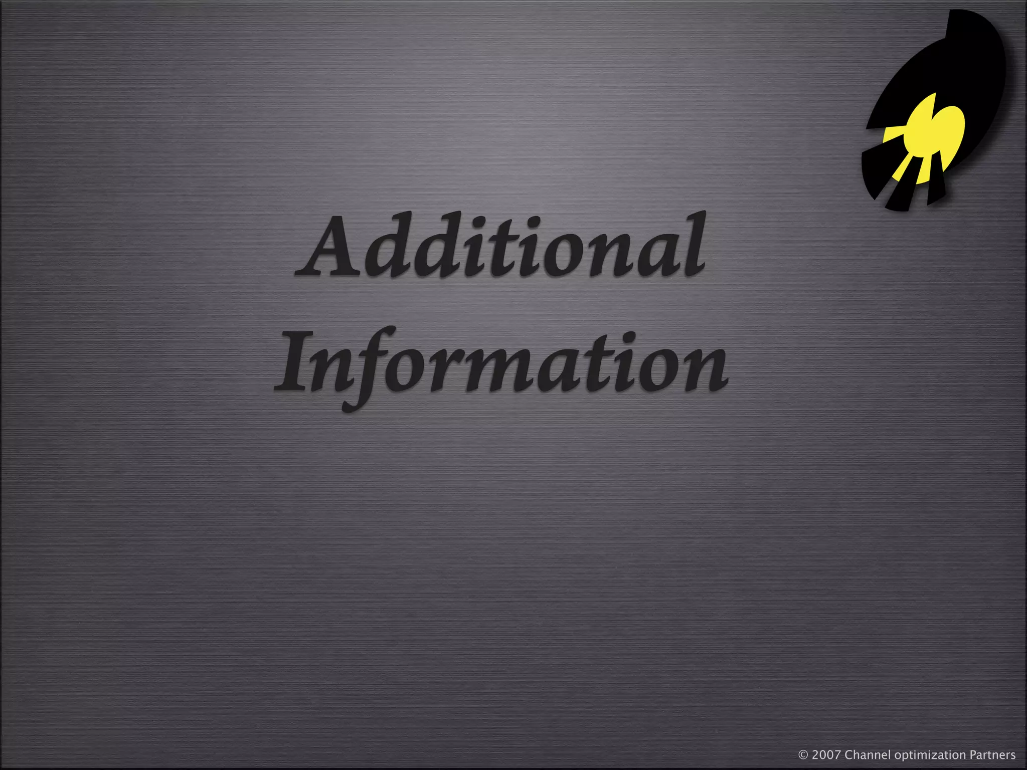 Channel Optimization Partners