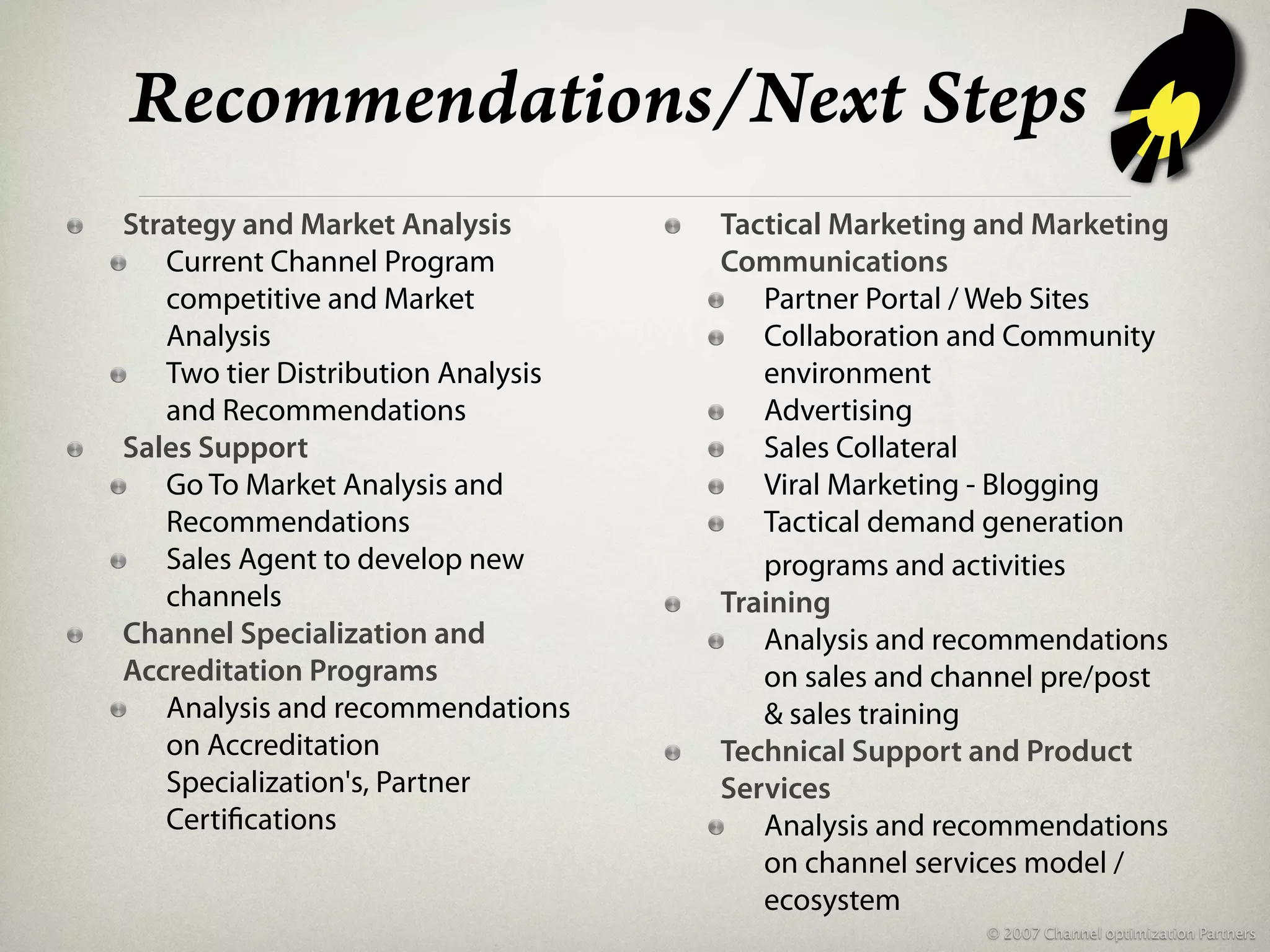 Channel Optimization Partners