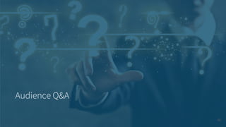 Audience Q&A
46
 
