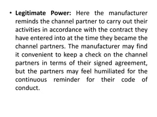 Channel power | PPTX