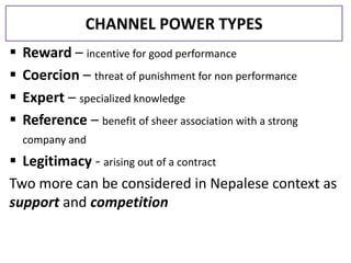 Channel Power & Conflict and Channel Dynamics | PDF